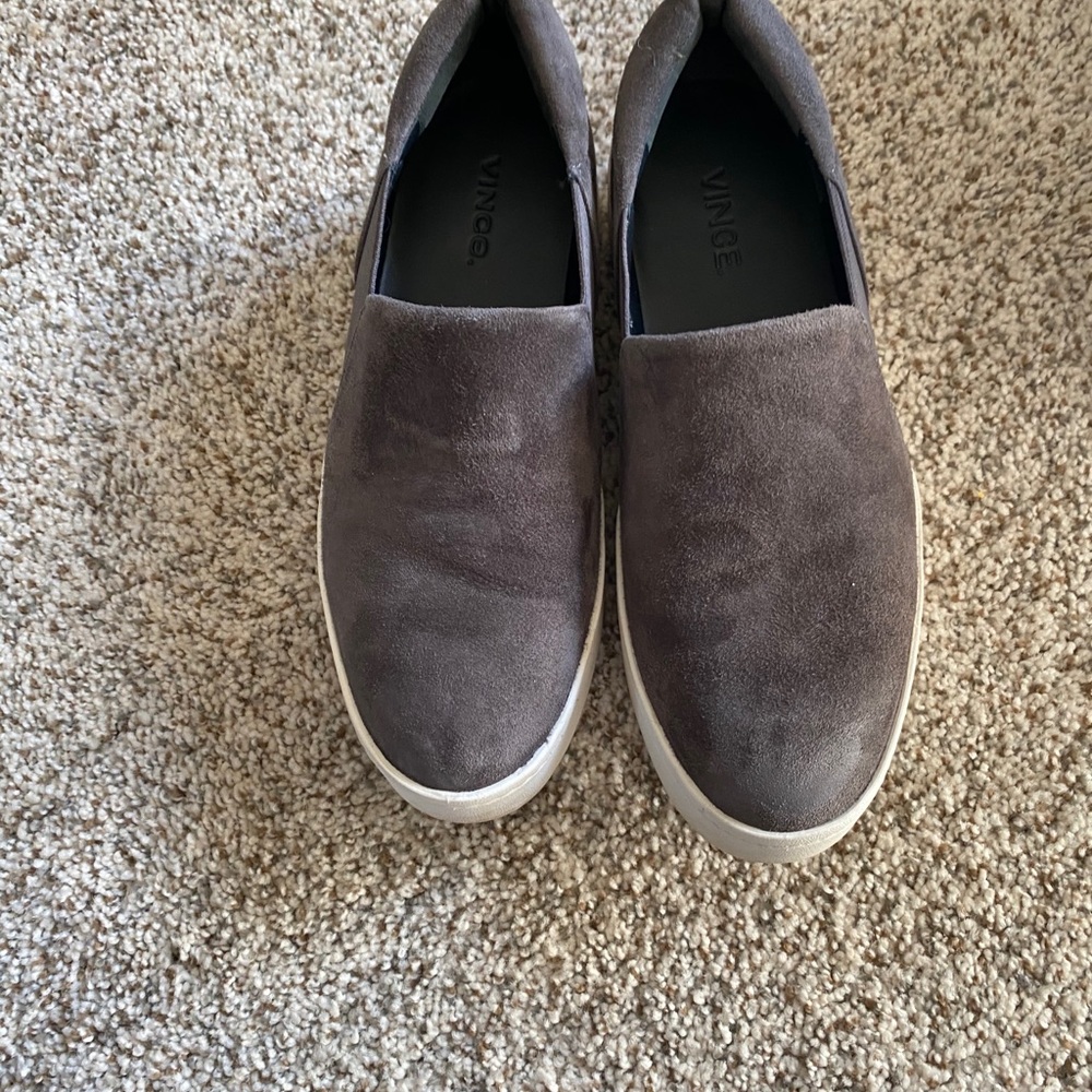 Vince Warren Suede Platform Sneakers